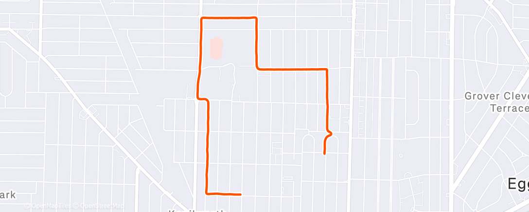 Карта физической активности (Lunch Run)