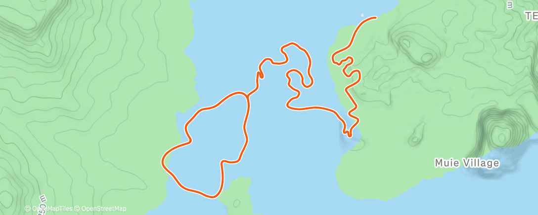 Map of the activity, Zwift - Lionel Sanders' Yellow Day Workout on Power Punches in Watopia