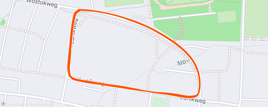 Map of the activity, Mittagsradfahrt