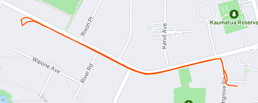 Map of the activity, Morning Walk