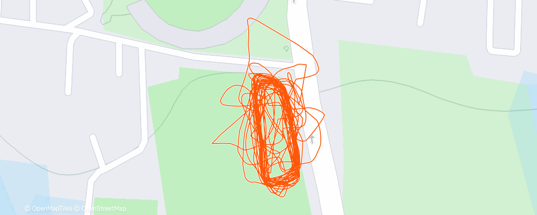 Map of the activity, Today's art... Swiggly lines 🎨... 🙂