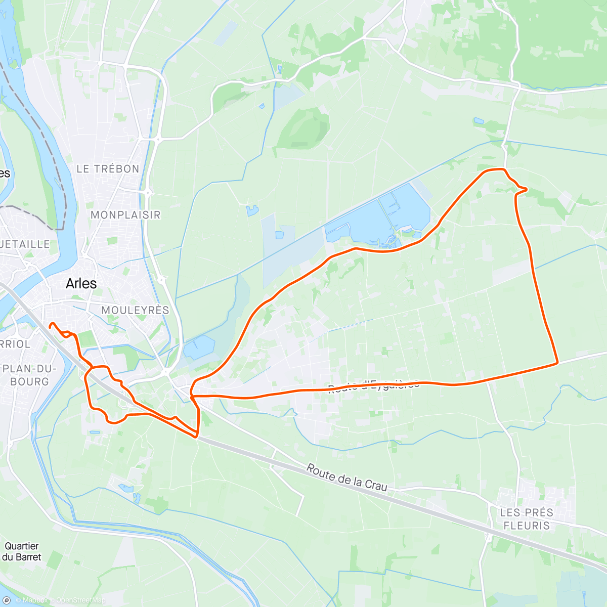 Map of the activity, Sortie vélo 🚴‍♂️🚴🚴‍♀️mercredi après-midi, déblocage ⚙️ U13, Bollène dimanche 🚀🚀🚀