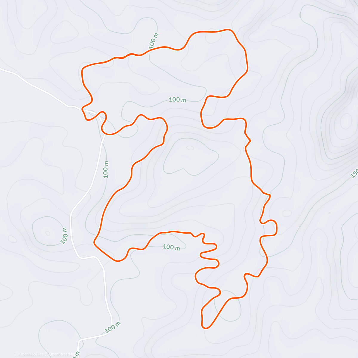 Map of the activity, Zwift - Kappa Quest Reverse in Makuri Islands