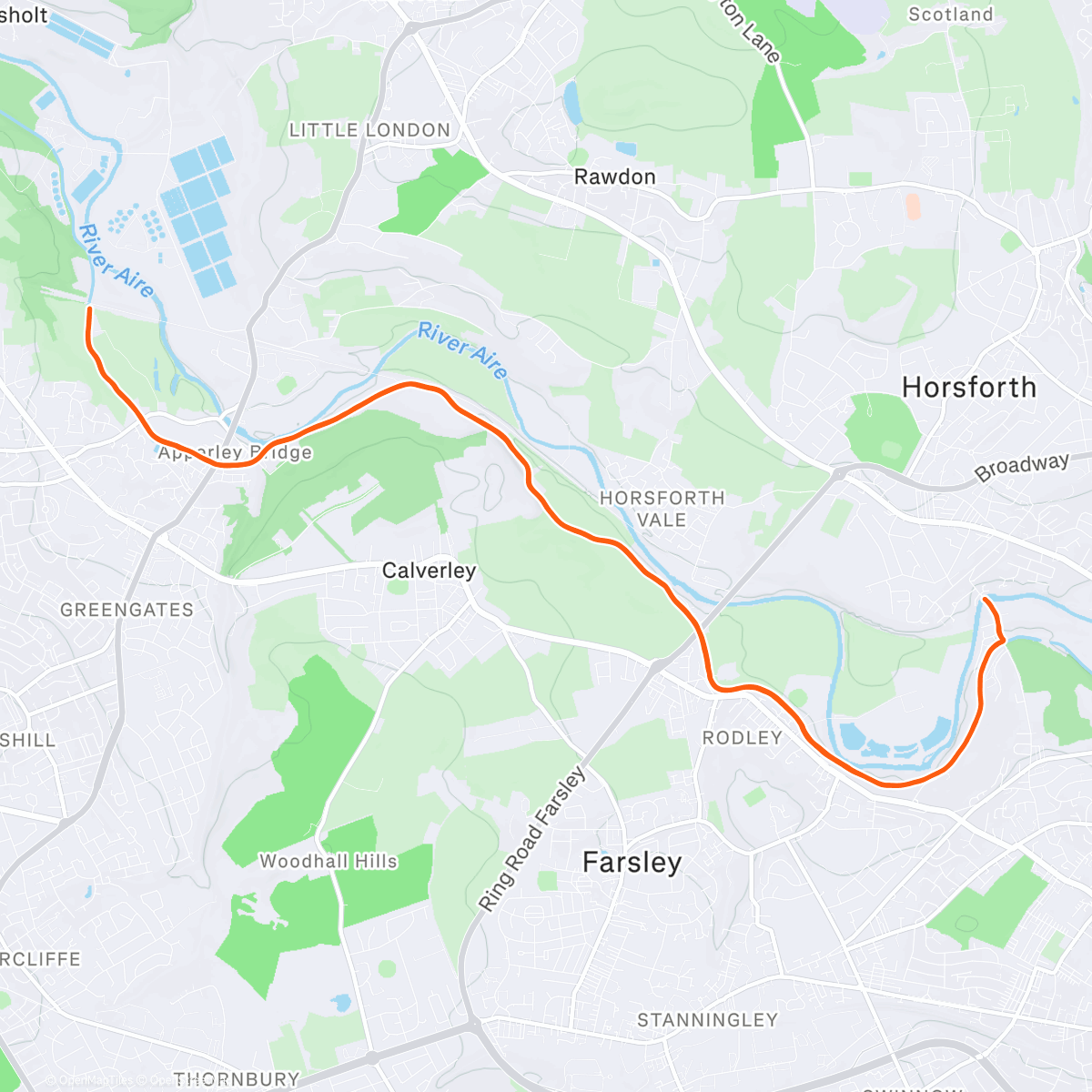 「Dog jog」活動的地圖