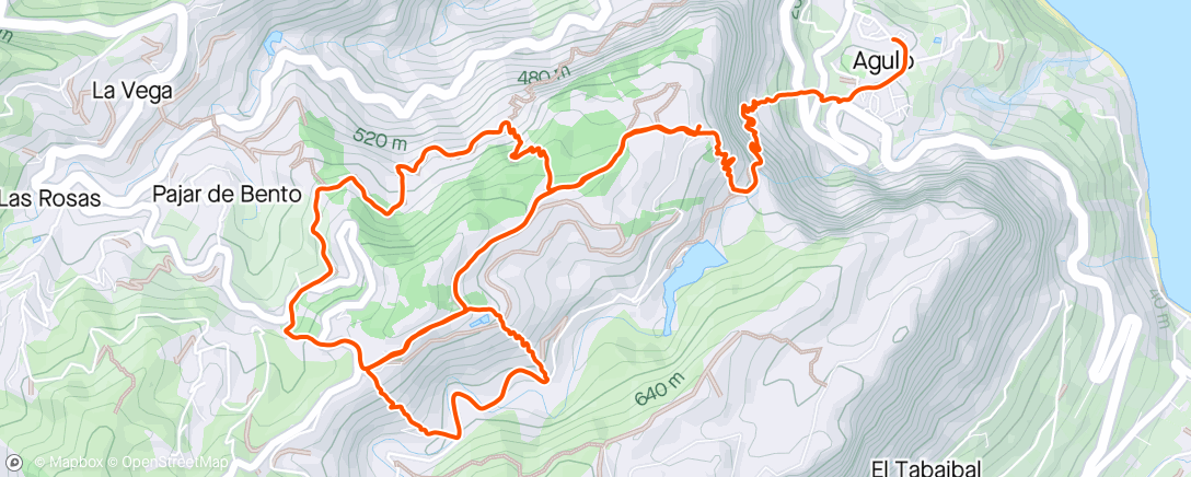 Mapa da atividade, Trail san marcos' 24