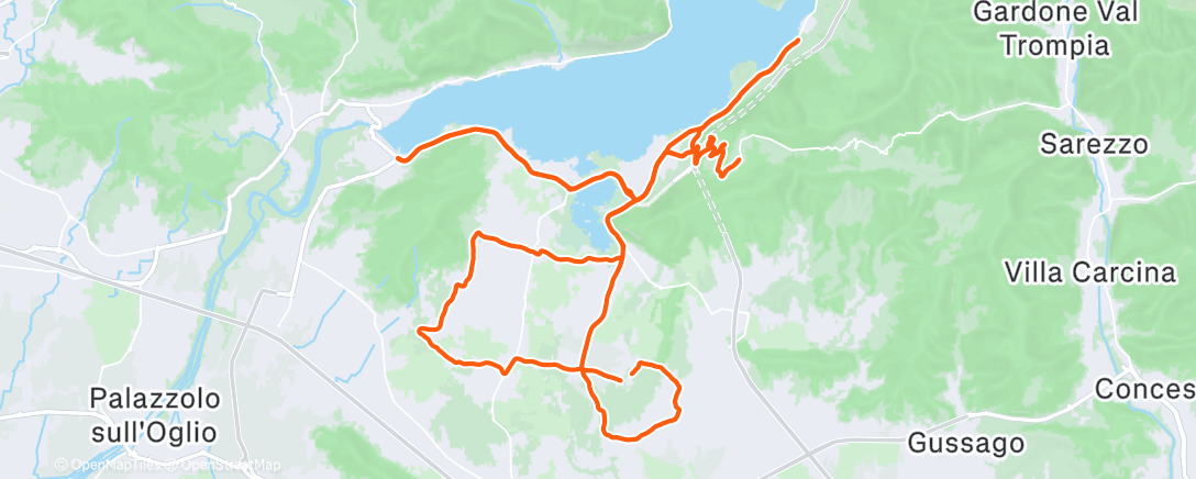 Map of the activity, Intro vo2max