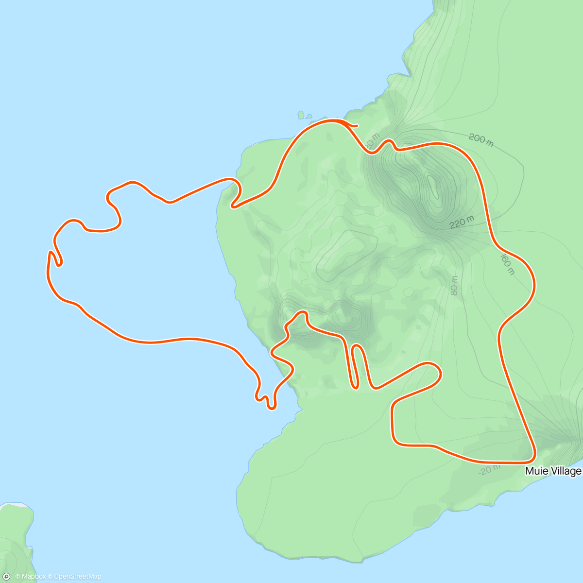 アクティビティ「Zwift - Race: KISS Racing (A) on Beach Island Loop in Watopia」の地図