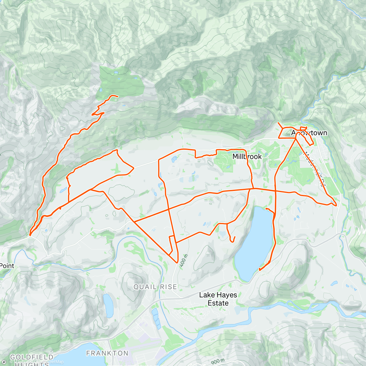 Map of the activity, Morning Ride