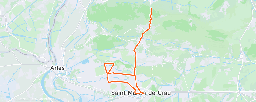 Mapa de la actividad, Lunch Ride