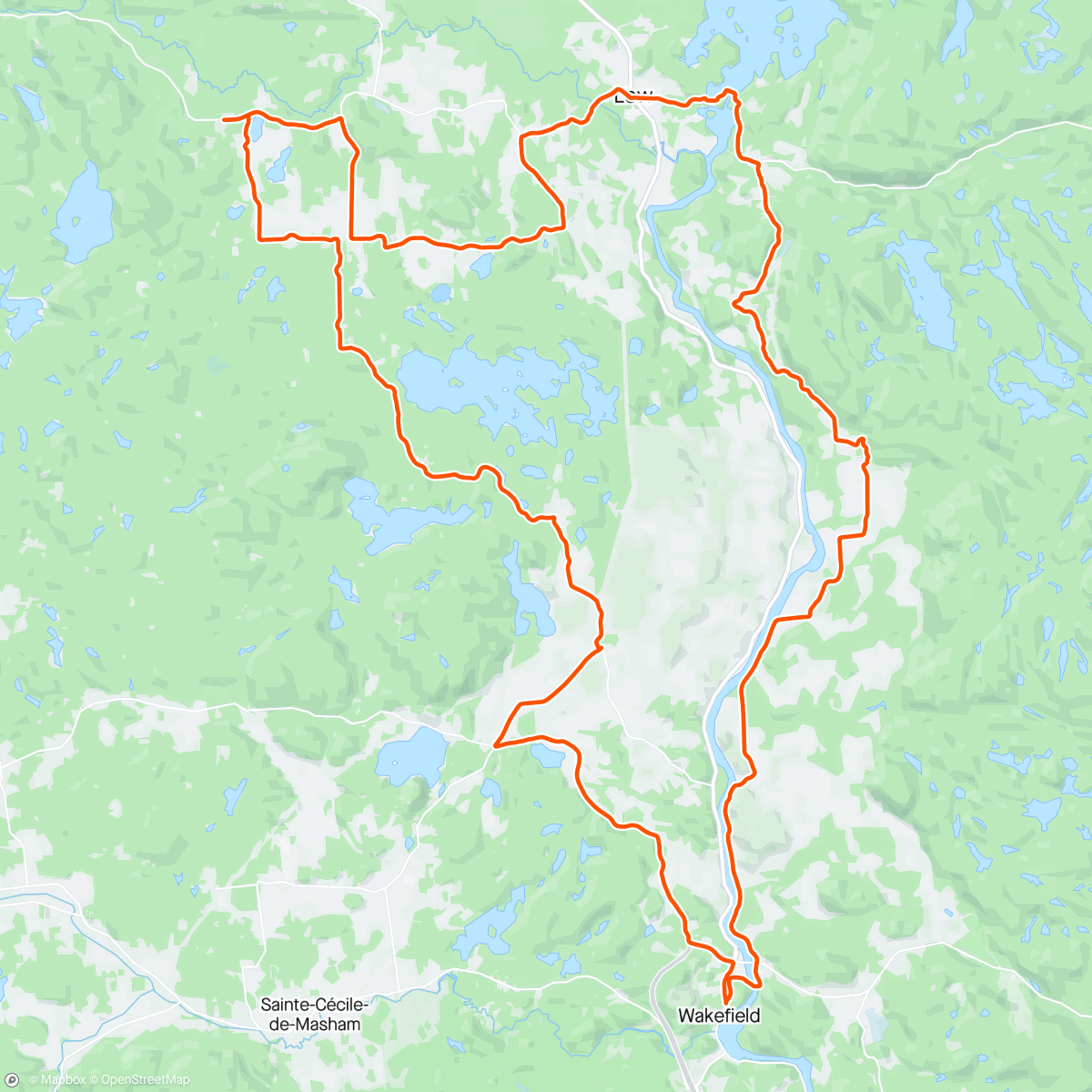 Map of the activity, First Gravel ride of the season