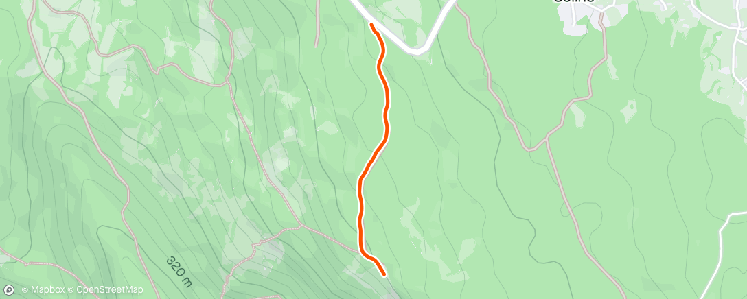 Mapa de la actividad, Ochtendsessie trailrunning