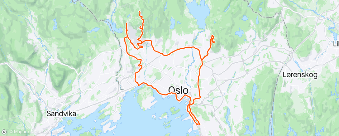 Map of the activity, Sightseeing i Oslo med Lia’n