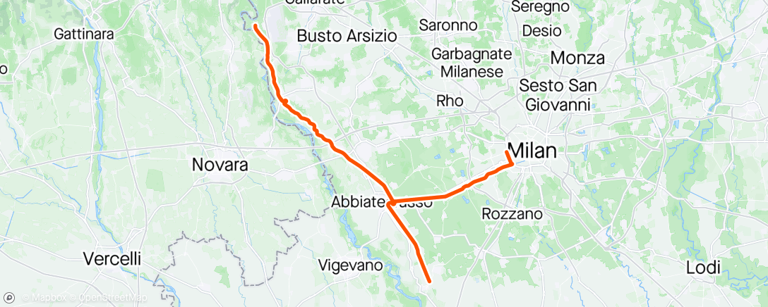 Map of the activity, Lungo easy