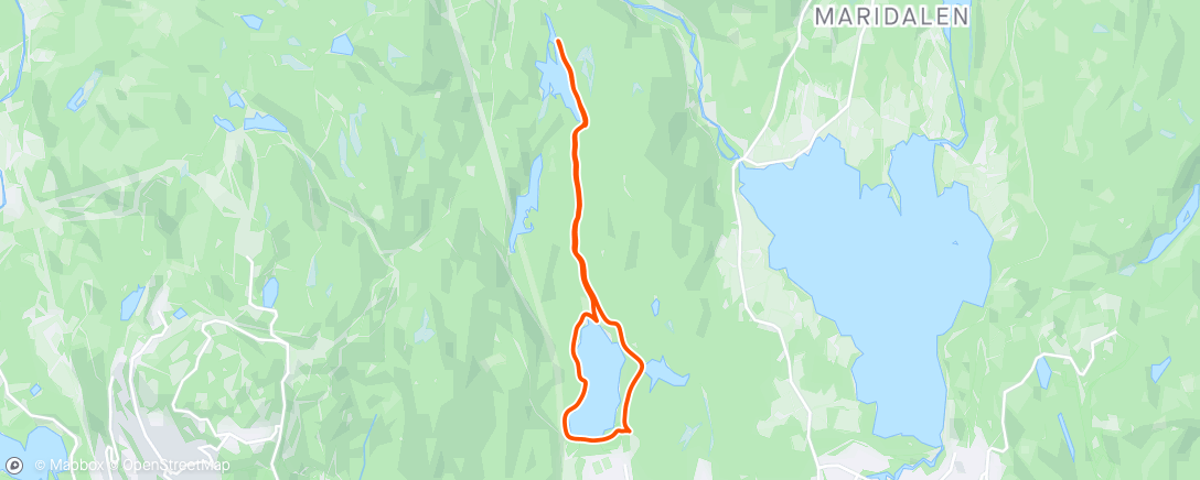 Map of the activity, Bakkekjørrr