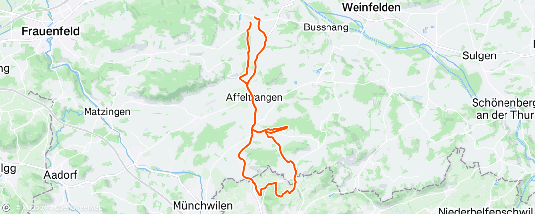 Map of the activity, E-Bike-Fahrt am Nachmittag