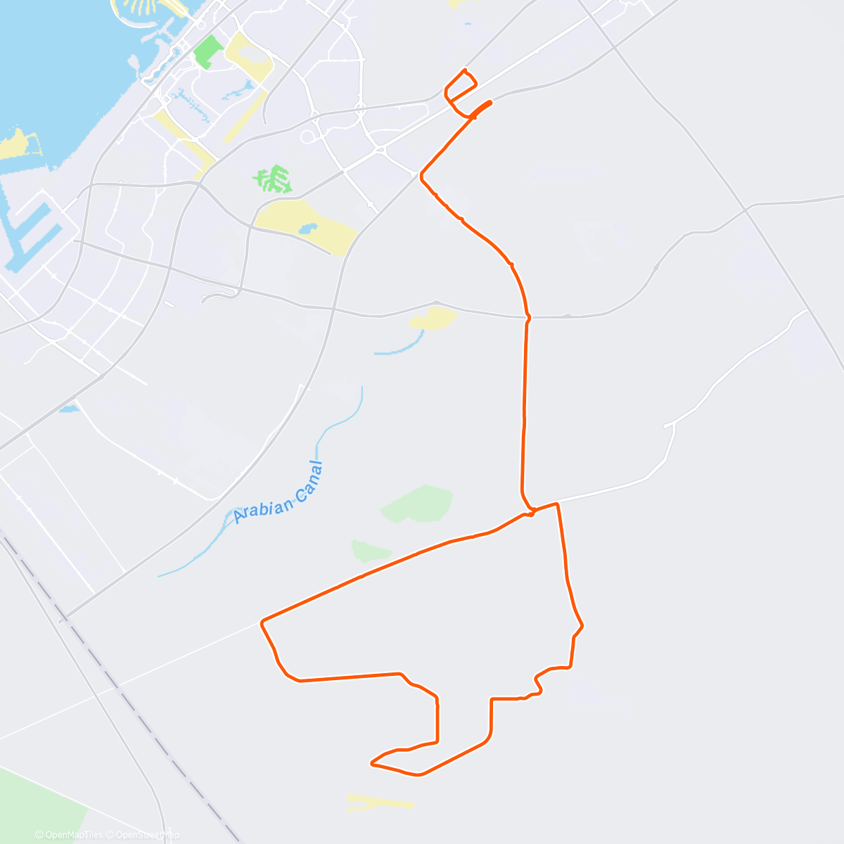 Map of the activity, 2025-11-29Ride
