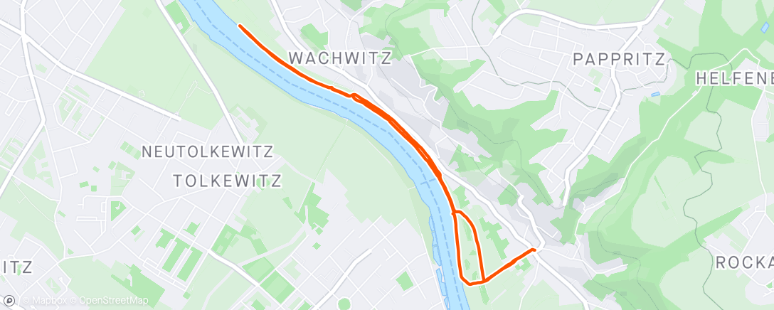 Map of the activity, Spaziergang in den Sonnenuntergang 🐕🌅🥰