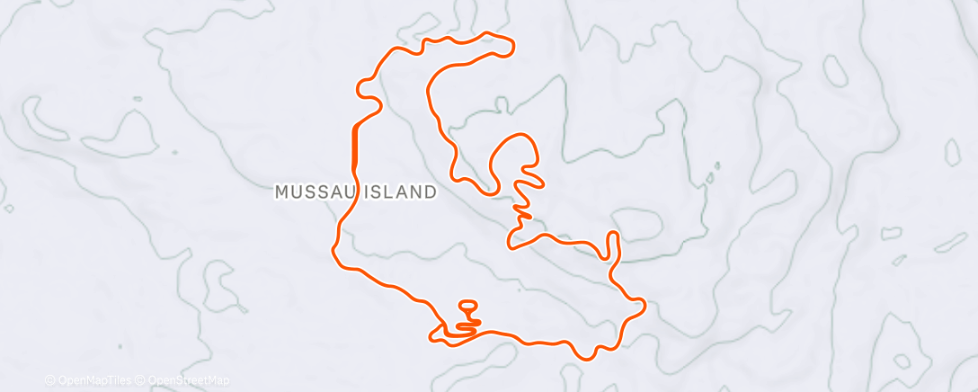 Map of the activity, TrainingPeaks Virtual- Šťastné a Veselé všem 🎅