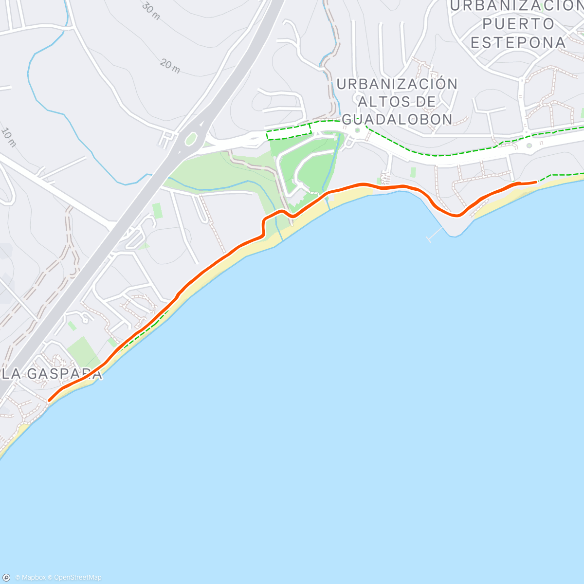 Map of the activity, Slow morning