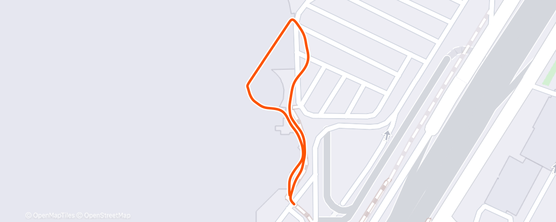 Map of the activity, Caminata de tarde