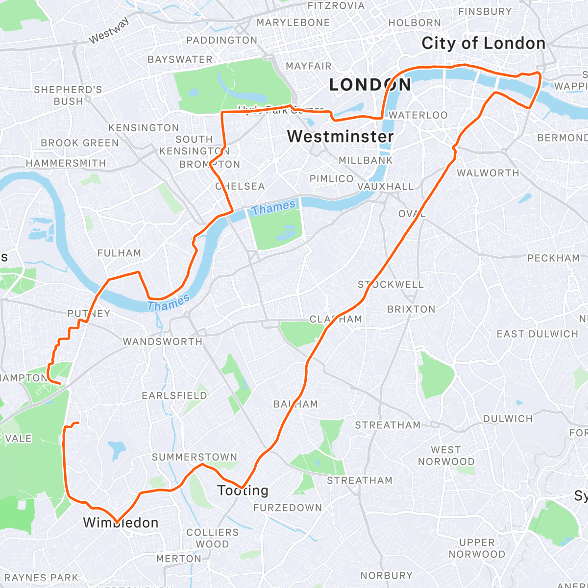 Карта физической активности (SWRC social)