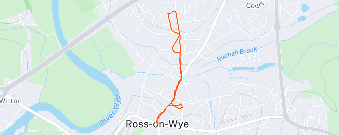 Карта физической активности (Afternoon Ride)