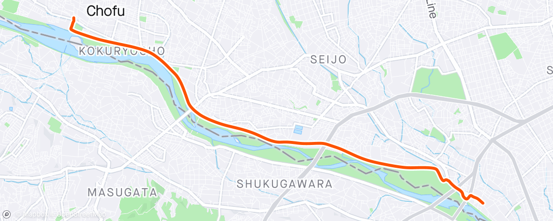 Mapa da atividade, ☁️ 午后骑行 #commutemarker.com