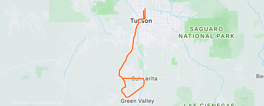 Карта физической активности (Cycling)