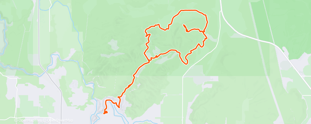 Map of the activity, December Summit - Pine Ridge