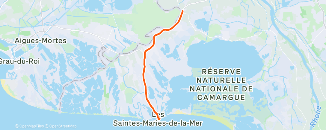 Map of the activity, Morning Ride