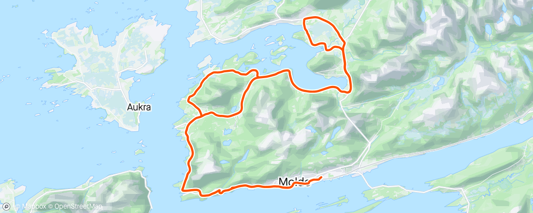 Map of the activity, Lørdagstur med MCK
