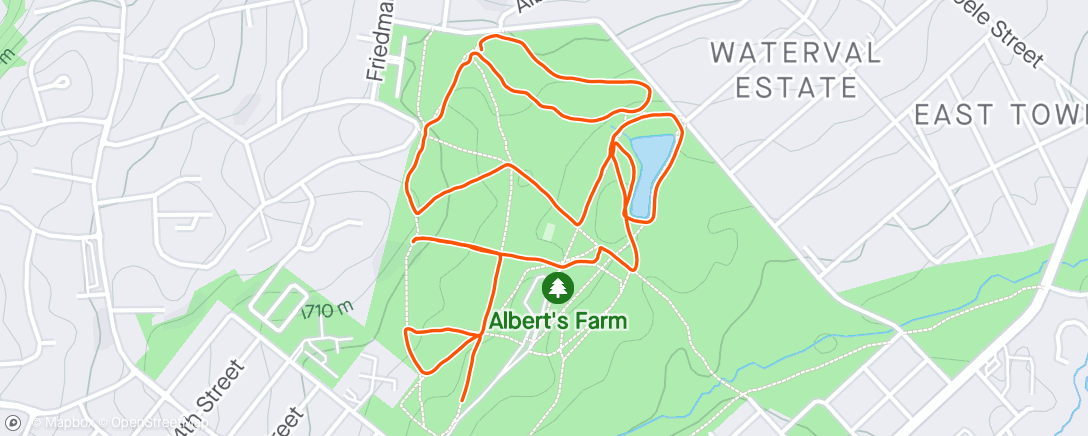 Map of the activity, Morning Trail Run 🐕‍🦺🐕