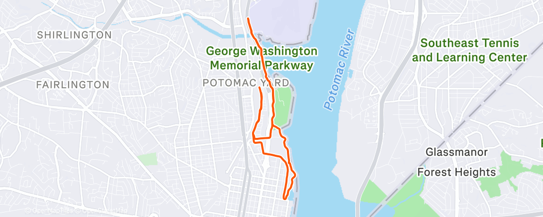 Карта физической активности (Morning Run)