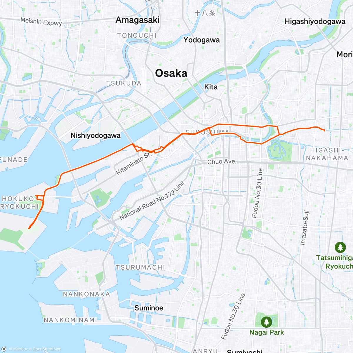 「3億年ぶりの夜練未遂🚴‍♀️」活動的地圖