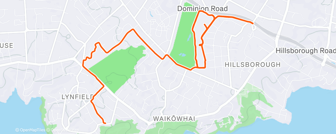 Карта физической активности (Morning Run)