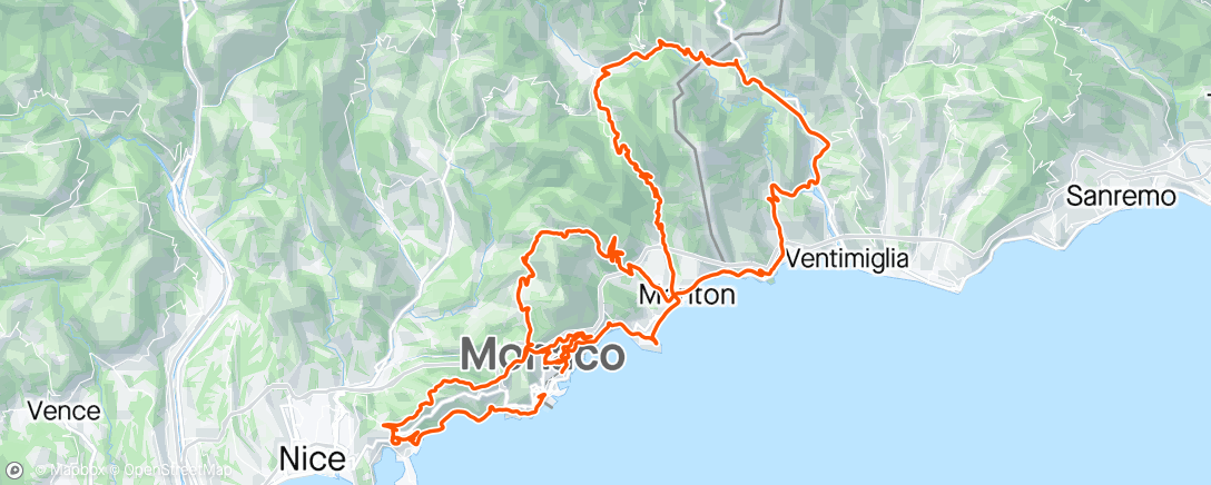 Map of the activity, Castillon / madone