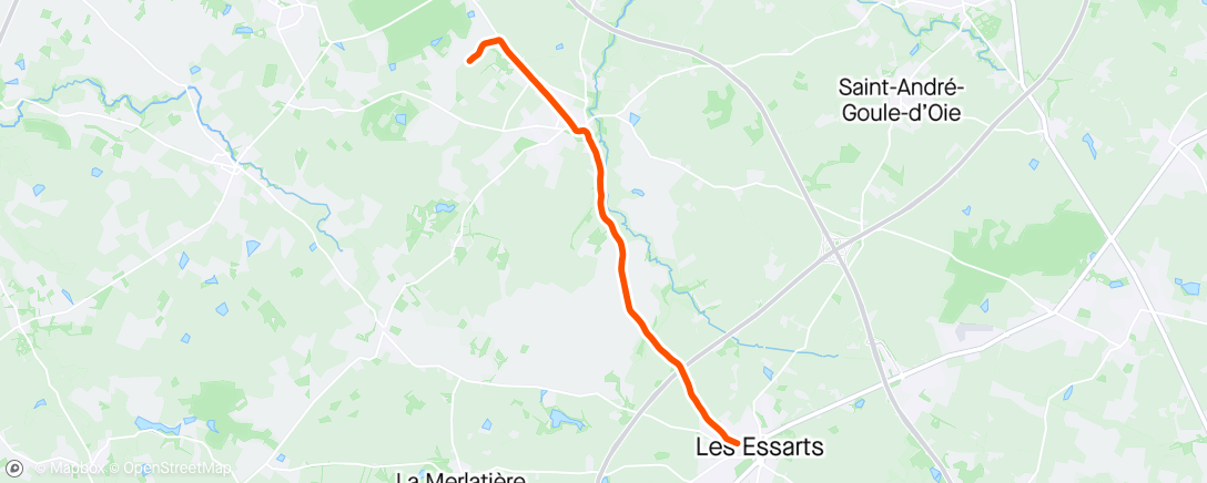 Map of the activity, Vélo taf 2/2