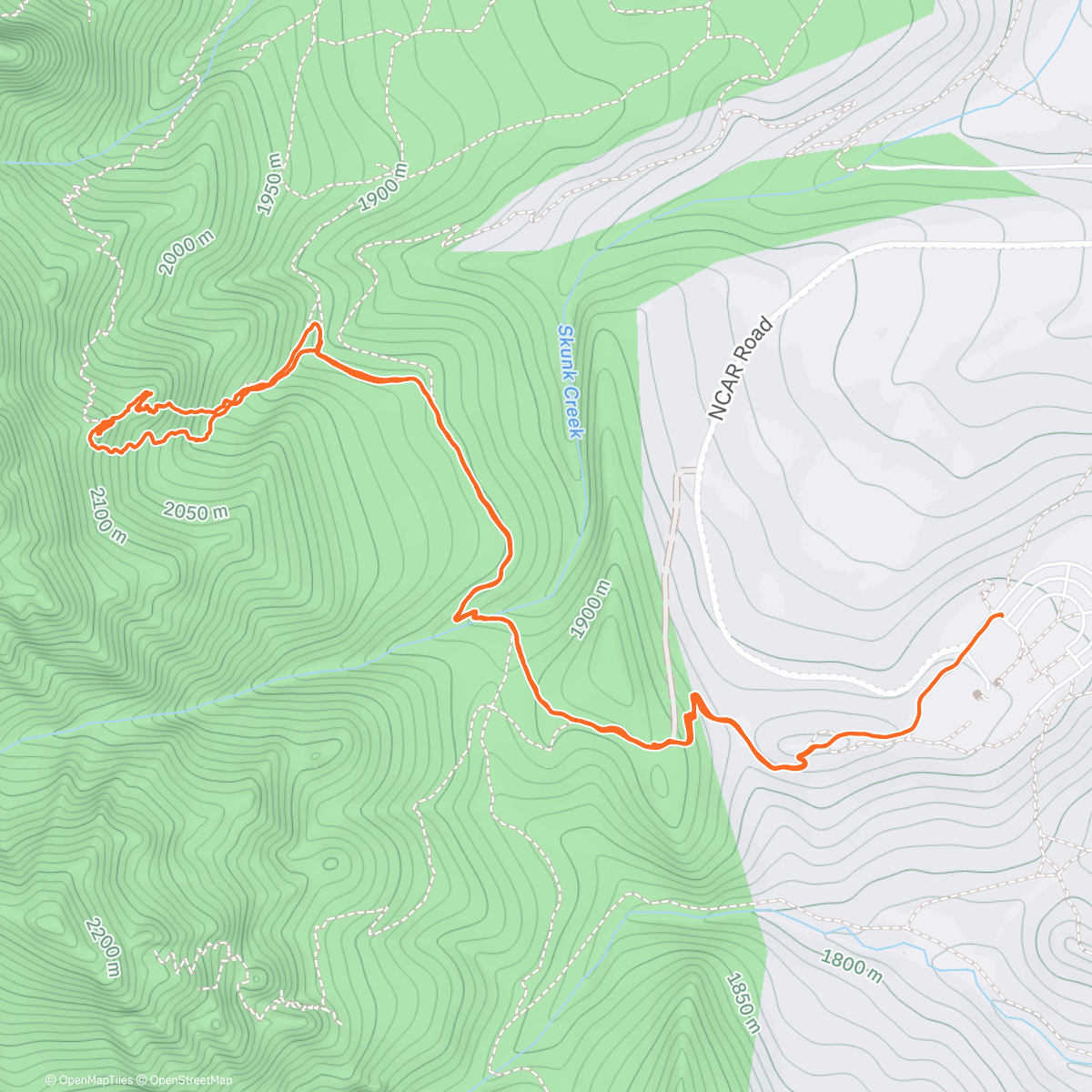 Mapa de la actividad, Scrambles with Jane and Logan