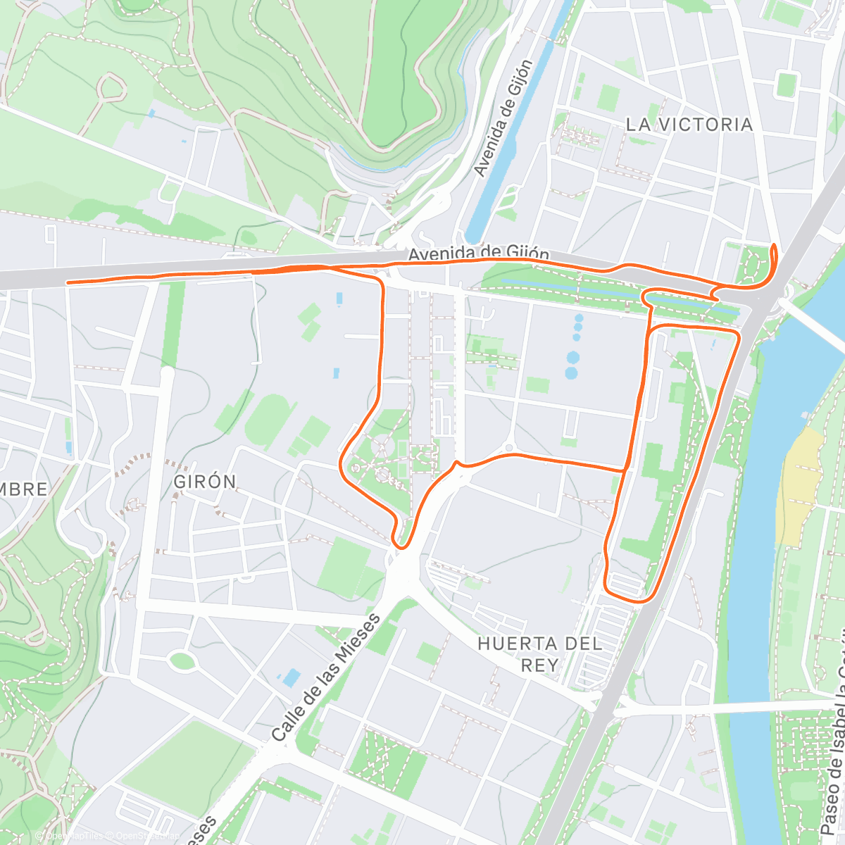 Map of the activity, 5k post Pisa