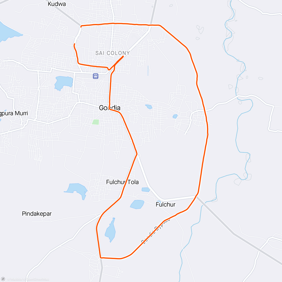 Mapa da atividade, ZAM ZAM RIDE