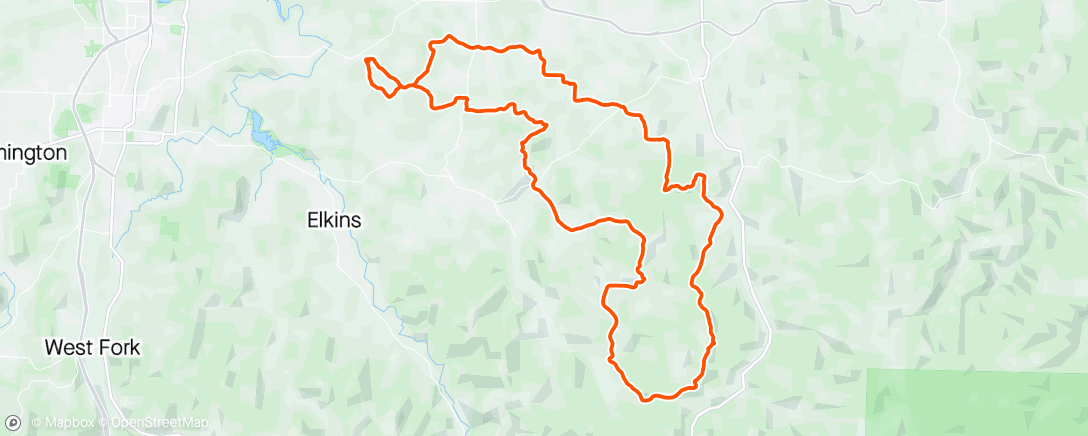 Map of the activity, Highlands Gravel 🥈