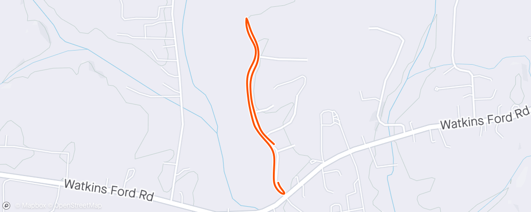Mapa da atividade, Brunswick Run