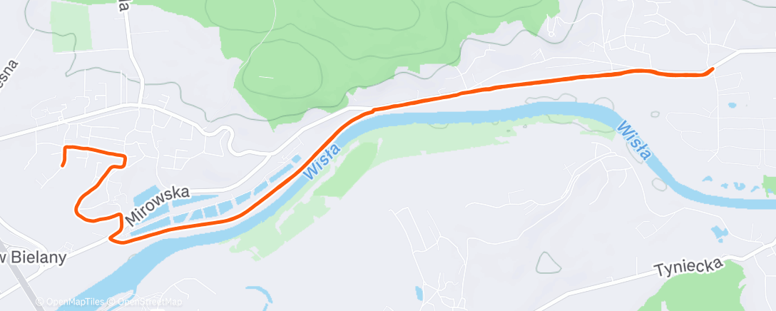 Map of the activity, Truly 1.1K longer