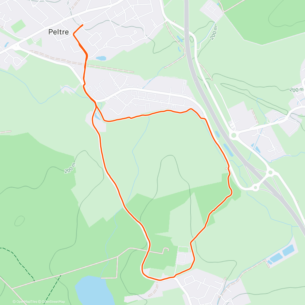 Map of the activity, X-Mas Run !! Avec le fiston (une première)