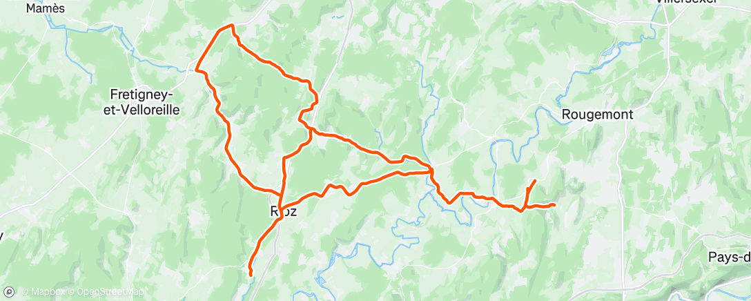Map of the activity, Une petite boucle avec Antoine 👌👍