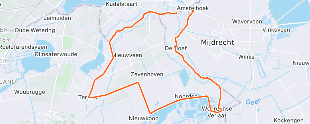 Map of the activity, Ochtendrit