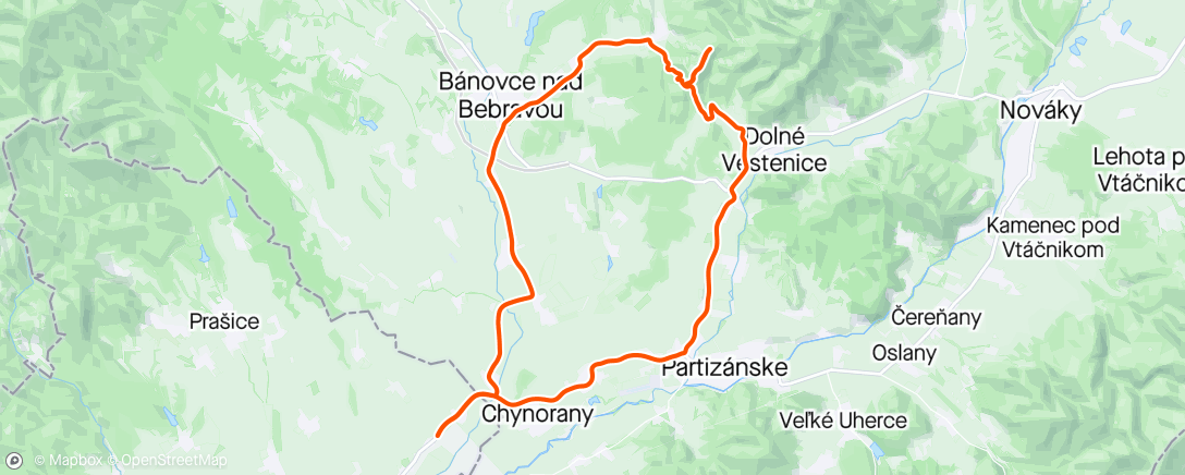 Map of the activity, 2. deň výzvy