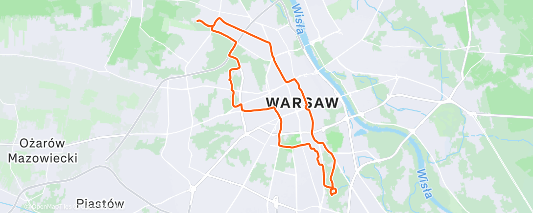 Map of the activity, Morning Gravel Ride