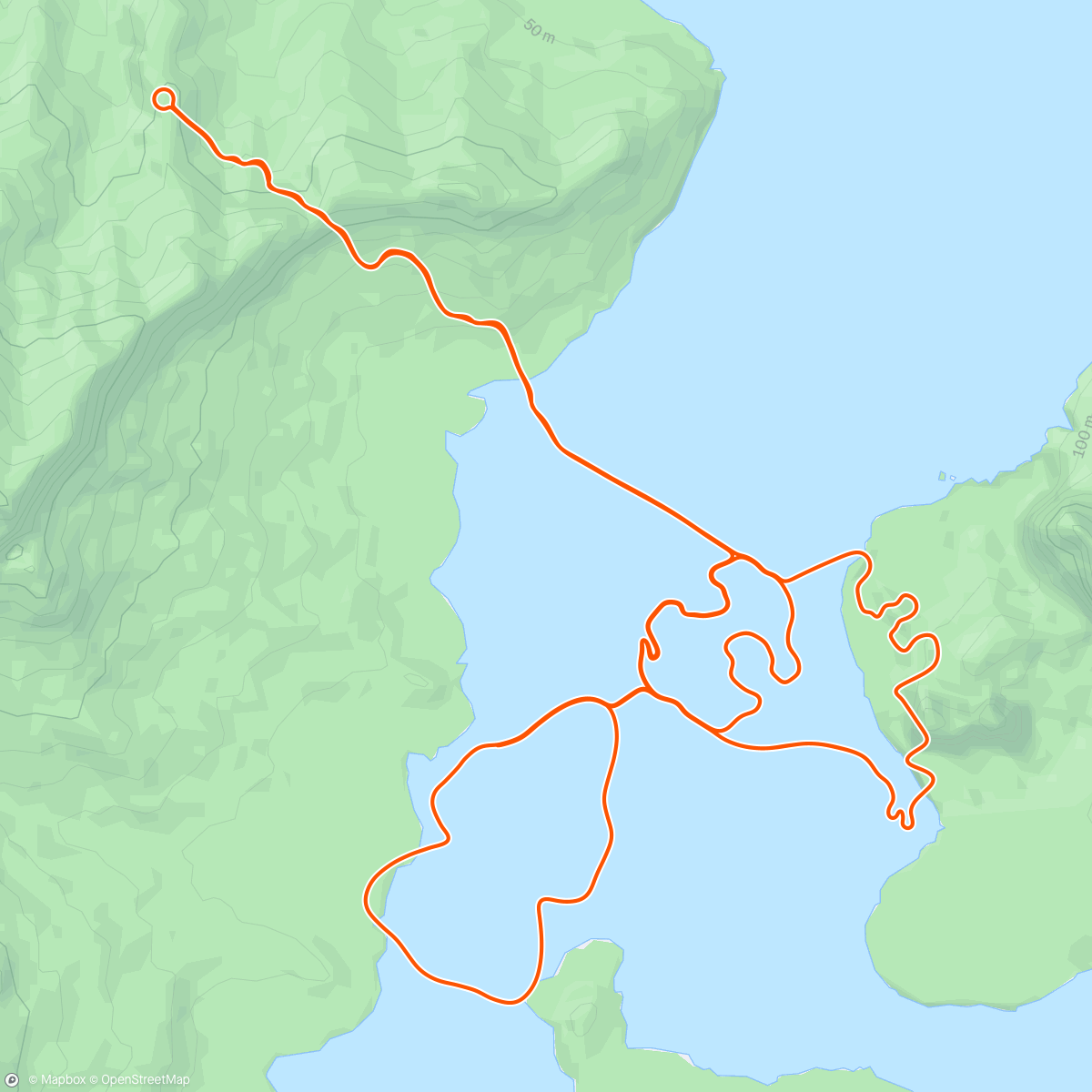 Carte de l'activité Zwift - Climb Portal: Old Willunga Hill at 100% Elevation in Watopia