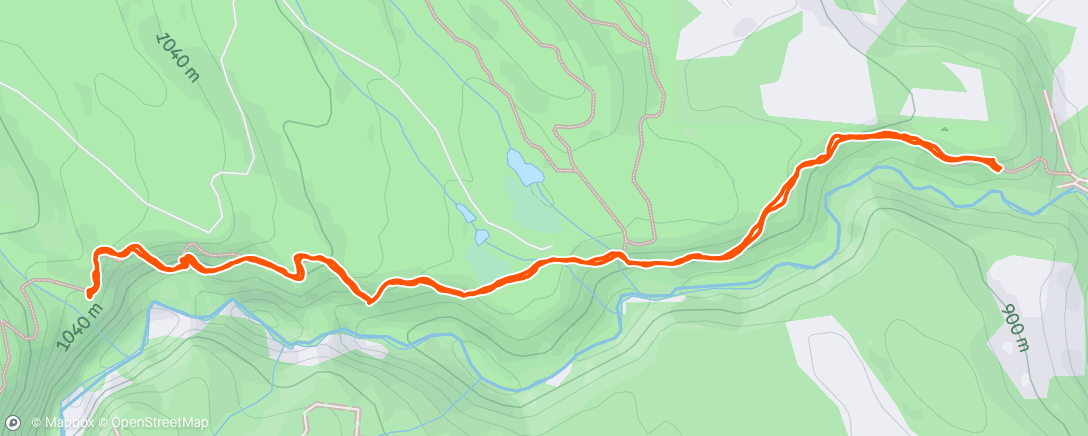 Map of the activity, Canyon Trail